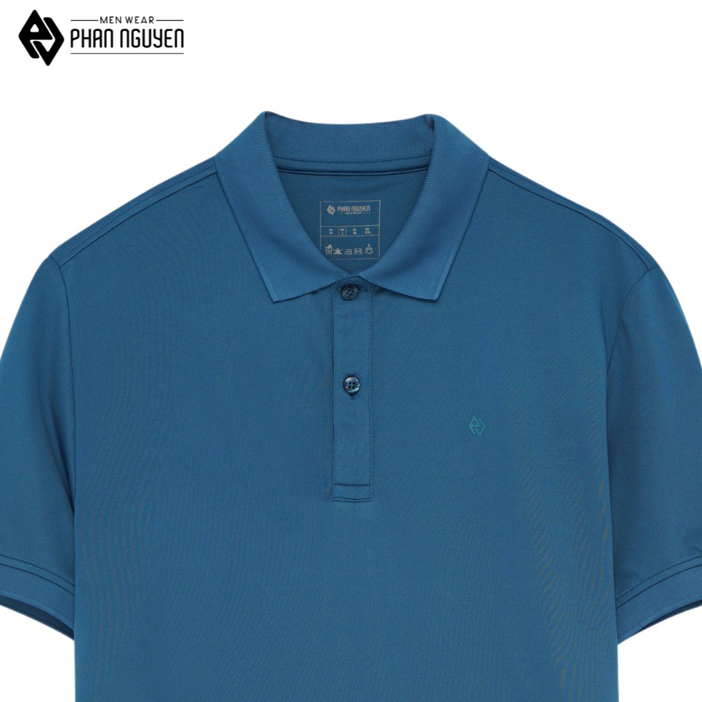 Áo phông cộc tay nam polo PHAN NGUYỄN vải cotton thoáng mát thấm hút mồ hôi co giãn thoải mái APC.160 | BigBuy360 - bigbuy360.vn