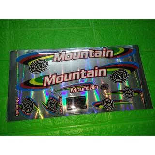 Bộ tem dán xe đạp Mountain @