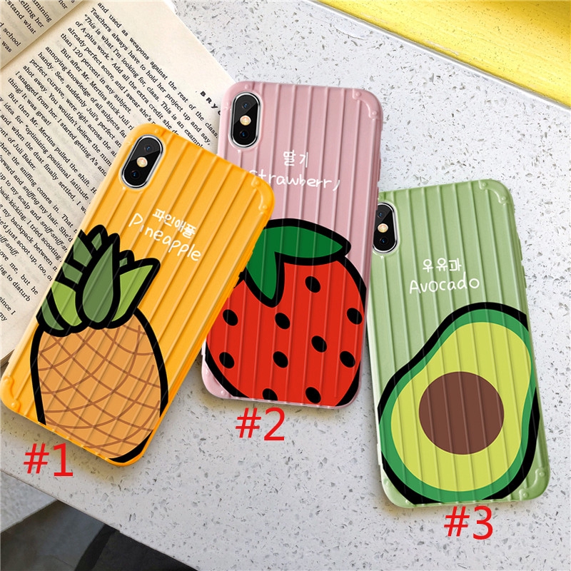 Ốp điện thoại TPU silicone mềm in hình trái cây iPhone 6 6s 7 8 6plus 8 X XS MAX XR 11 11Pro 11ProMax Fruit Case | BigBuy360 - bigbuy360.vn