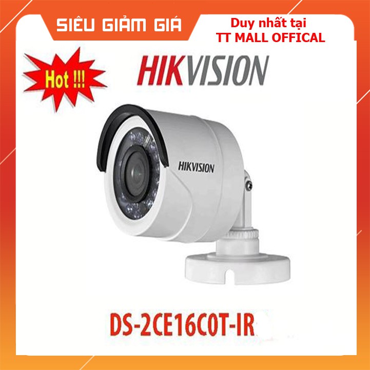 {GÍA SỐC}Camera Hikvision HD720 DS-2CE16C0T-IR - HÀNG CHÍNH HÃNG .