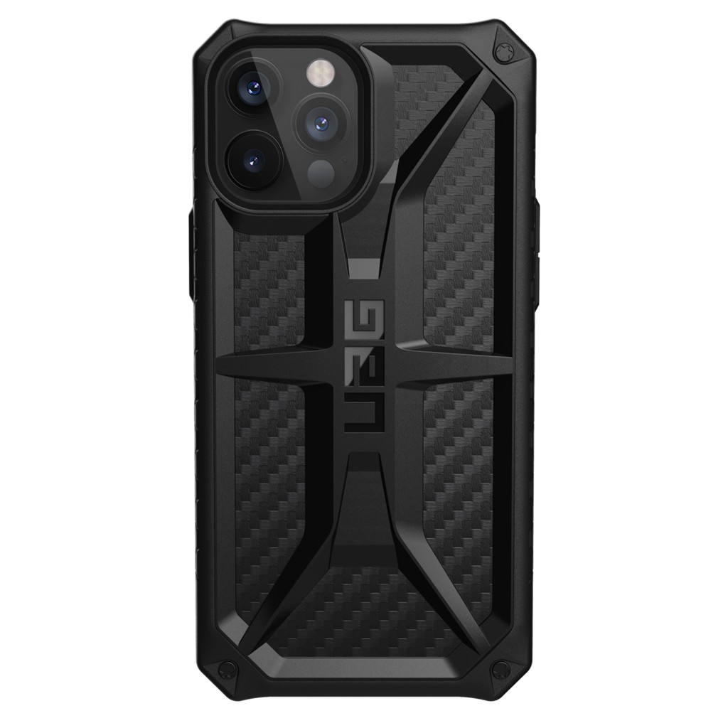 UAG Monarch Series Apple Ốp lưng iphone 11 / 11 Pro / 11 Pro Max Cover with Rugged Lightweight Slim Shockproof Protective Ốp lưng iphone Casing - Carbon Fiber