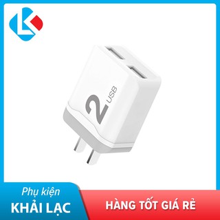 Củ sạc nhanh 2 cổng usb	 adapterusb002chu