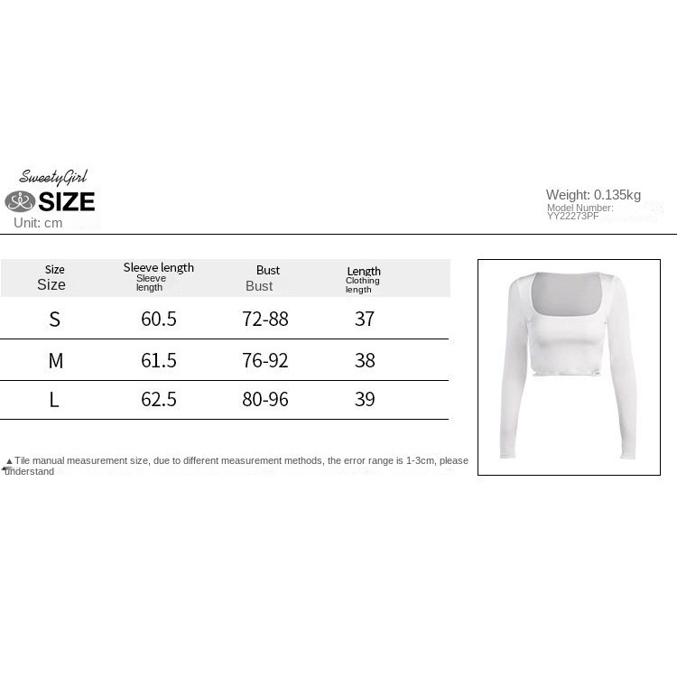 Áo Thun Tay Dài Cổ Vuông Màu Trơn Thời Trang 2022 Quyến Rũ Cho Nữ