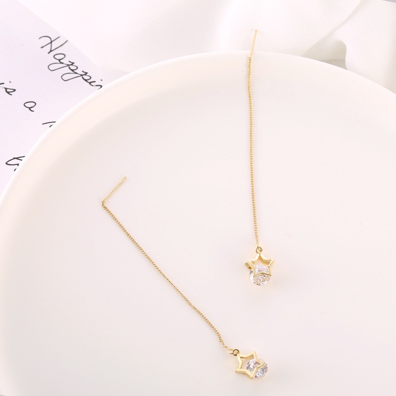 Bông Tai Hình Ngôi Sao Đính Đá Thời Trang