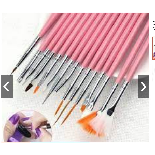 Bộ Cọ Vẽ Móng Set 15 Cây