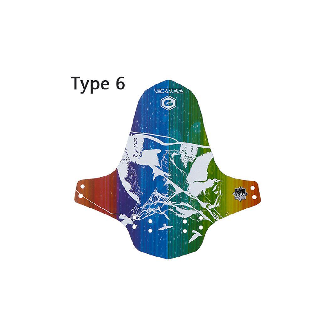 1 / 2 Dè Chắn Bùn Xe Đạp In Họa Tiết 3D Tiện Dụng