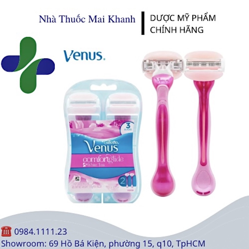 Set 2 dao cạo cho nữ có đầu bơ Venus (ĐỦ BILL CHEMIST)