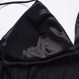 Áo bra nữ 2 dây satin phi bóng - Áo ngực mút mỏng bảng to cài sau gợi cảm quyến rủ VALICA B264