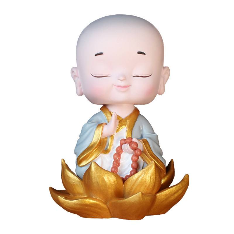 Set Tiểu Hoà Thượng Dễ Thương Trang Trí Taplo Ô Tô