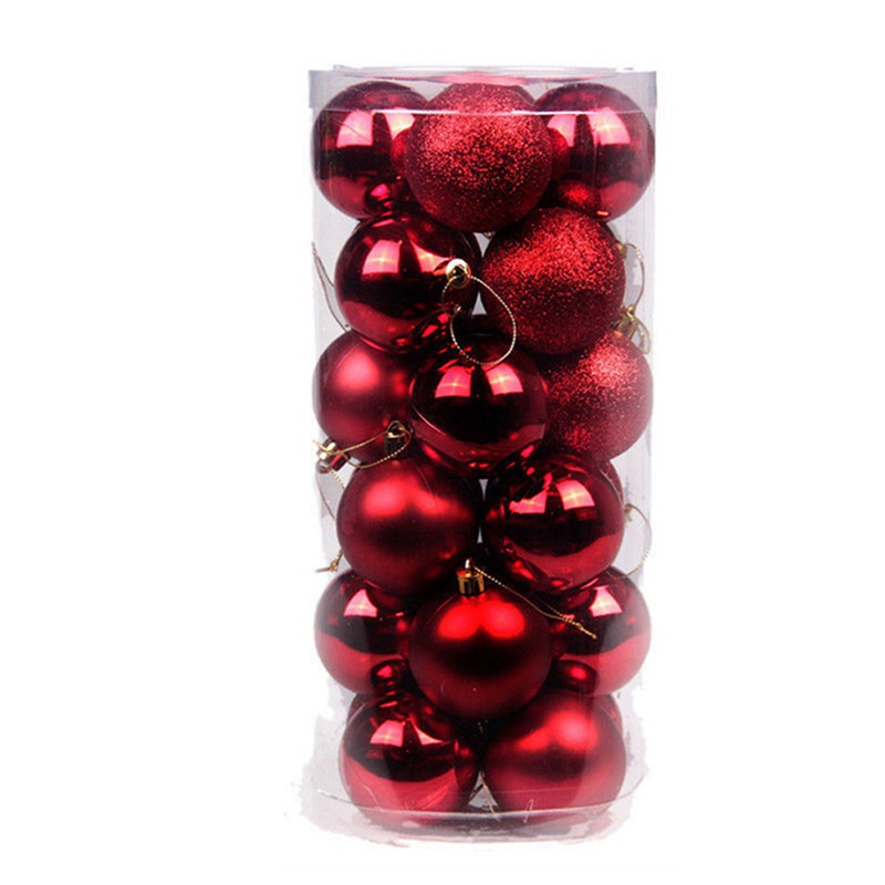 Tmdbyx Bộ 24 Trái Châu Trang Trí Giáng Sinh