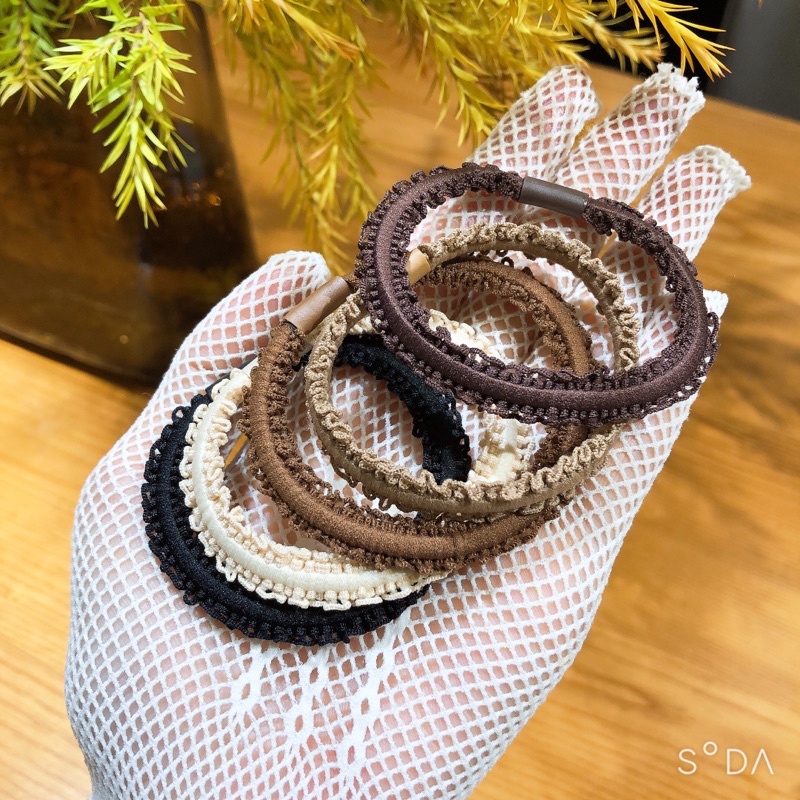 Sét 5 dây cột tóc co dãn bền chắc đủ mầu