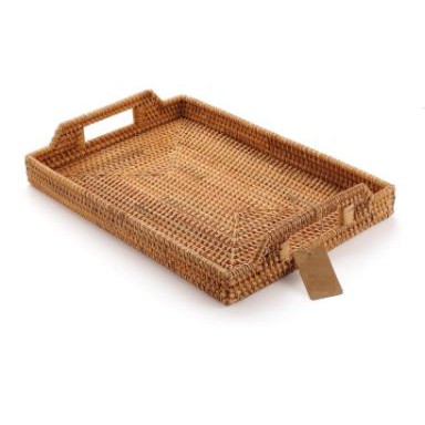 Khay decor đựng chén bát mây tre đan chất lượng