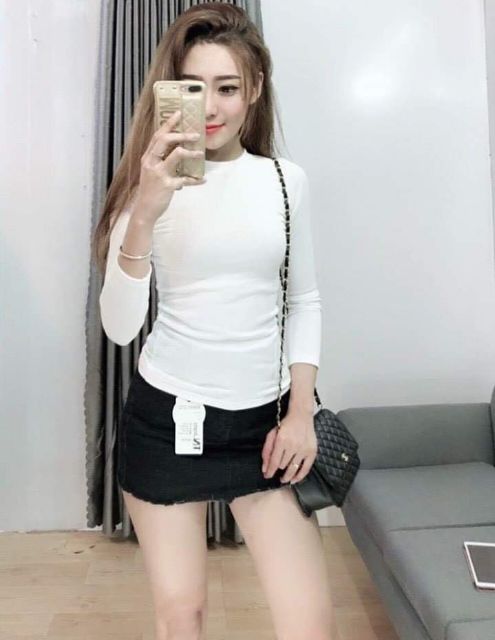 Áo thun gân tay dài