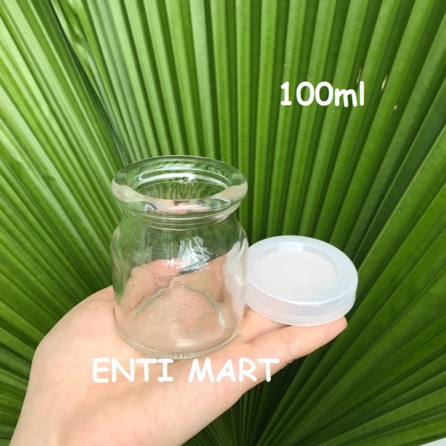 12 Hũ sữa chua thuỷ tinh 100ml