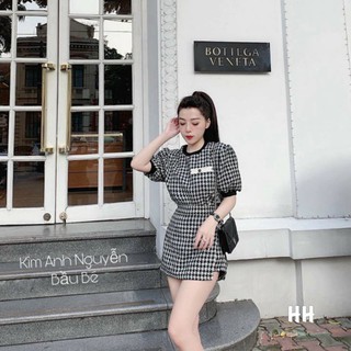 Bán sỉ lẻ set dạ kẻ cho nữ