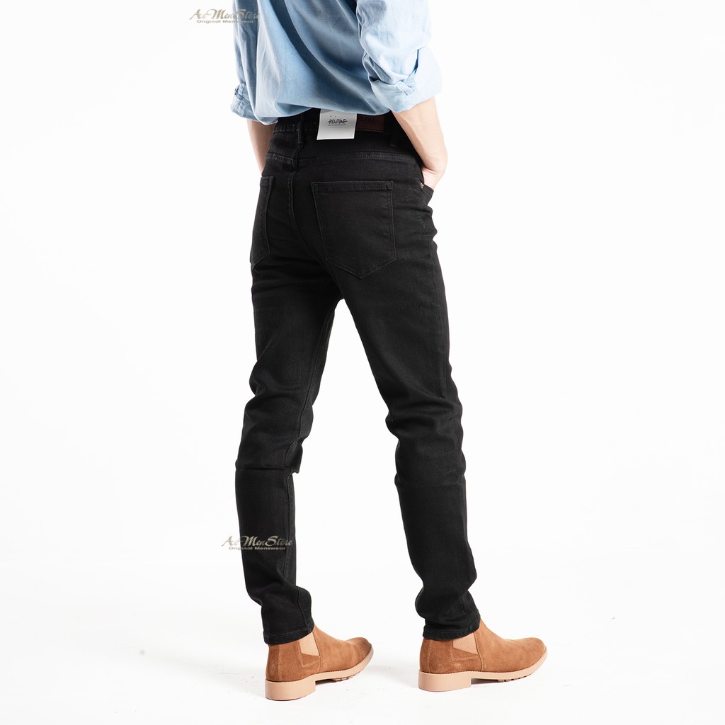 Quần jean nam đen và quần jean xanh nhạt dáng Slim fit đẹp hàng cao cấp xuất khẩu Hàn Quốc chính hãng Routine mới 2019 | BigBuy360 - bigbuy360.vn