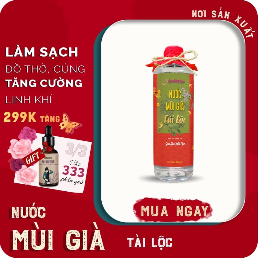 Nước mùi già tắm, rửa mặt, lau đồ thờ cúng, vật phẩm phong thủy, loại tinh khiết, không cặn, tạp chất Quê Một Cục 500ml