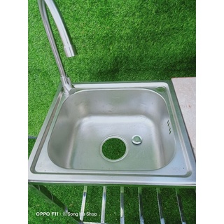 chậu rửa bát 1 hố có bàn bếp