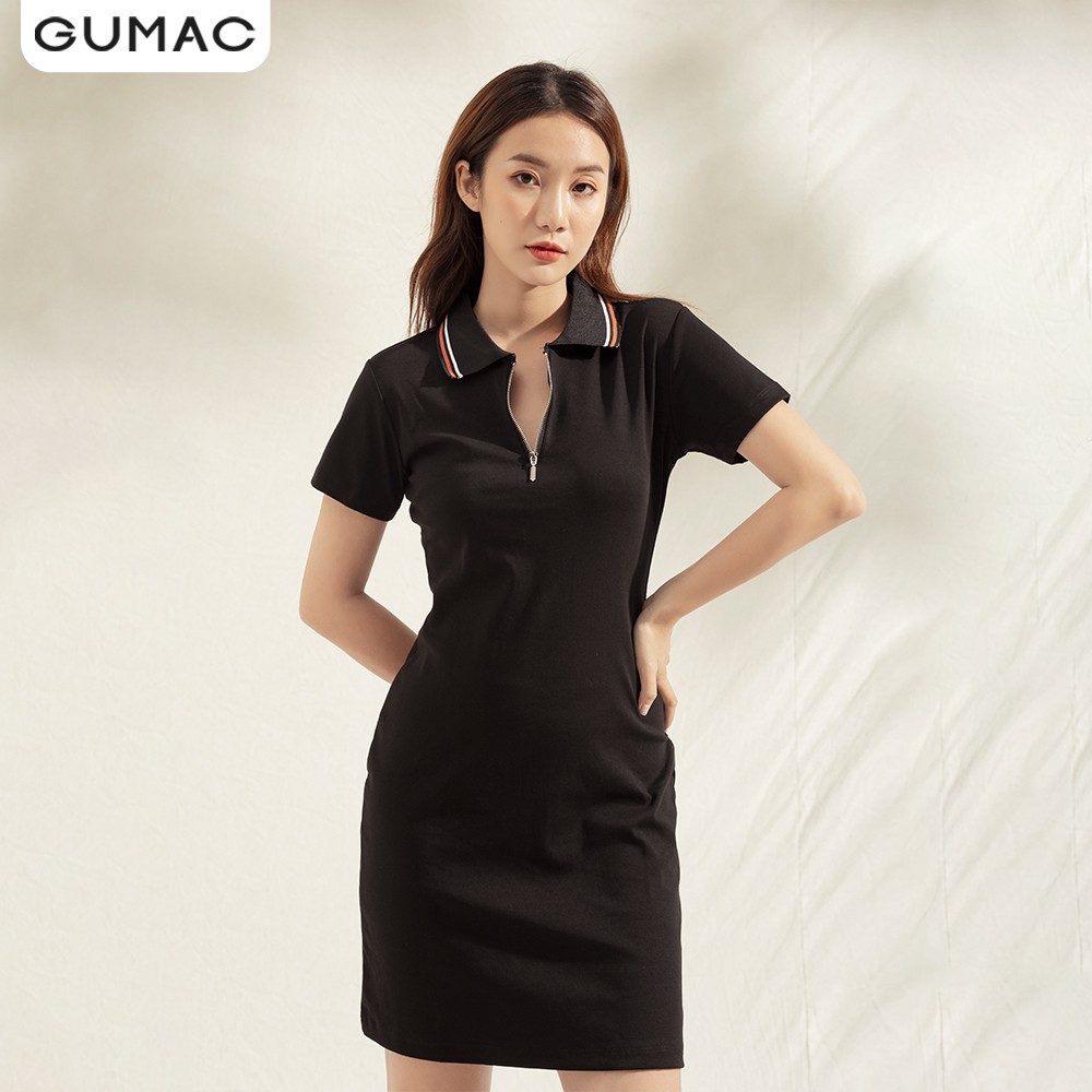 Đầm thun dây kéo DA1195 GUMAC | BigBuy360 - bigbuy360.vn