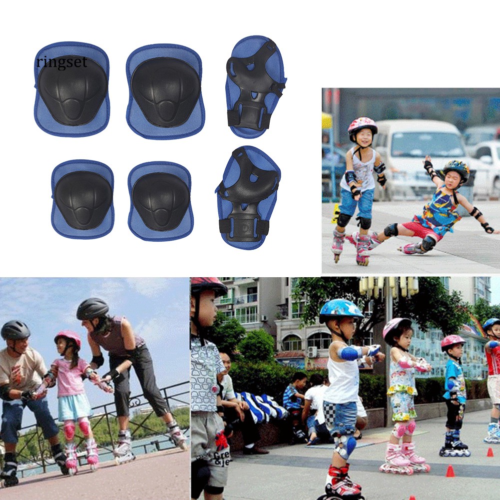 Set 6 bộ dụng cụ bảo vệ khớp đầu gối/ khuỷu tay tiện dụng dành cho bé