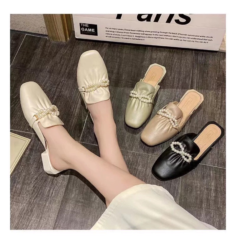 Sục nữ thời trang - Giày lười nữ cao su dẻo đủ size 35-40