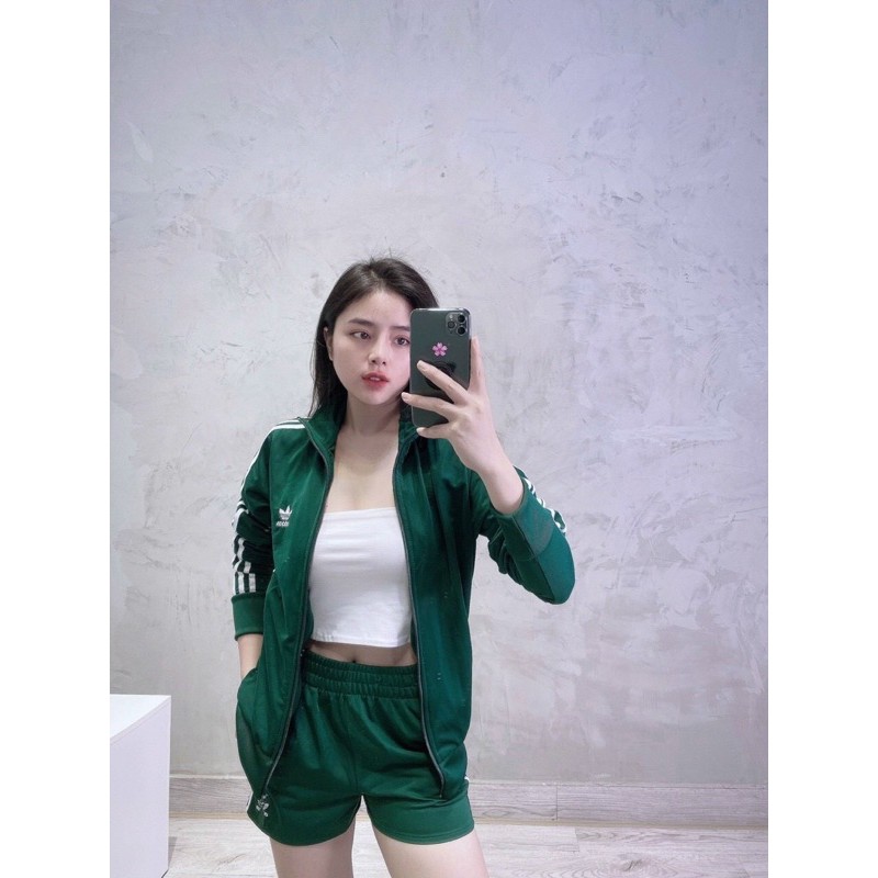 (HÀNG XUẤT XỊN) Quần das xanh rêu xuất xịn 332 3-Stripes Shorts Made in Cambodia full tag code