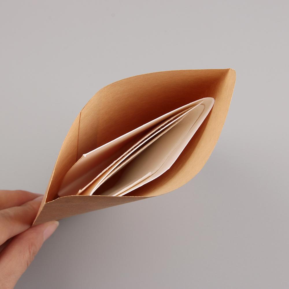 Set 10 Bao Thư Giấy Kraft In Họa Tiết Hoạt Hình Phong Cách Vintage