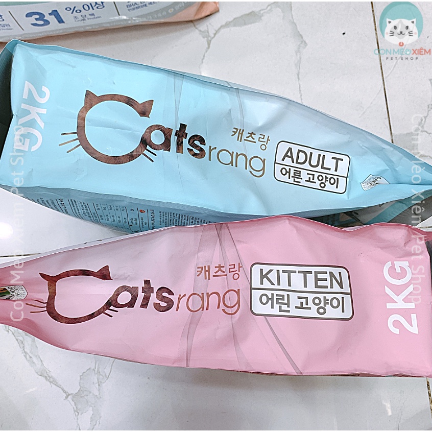 Hạt cho mèo con Catsrang kitten 1,5kg 2kg, thức ăn khô cho mèo nhỏ catrang Con Mèo Xiêm