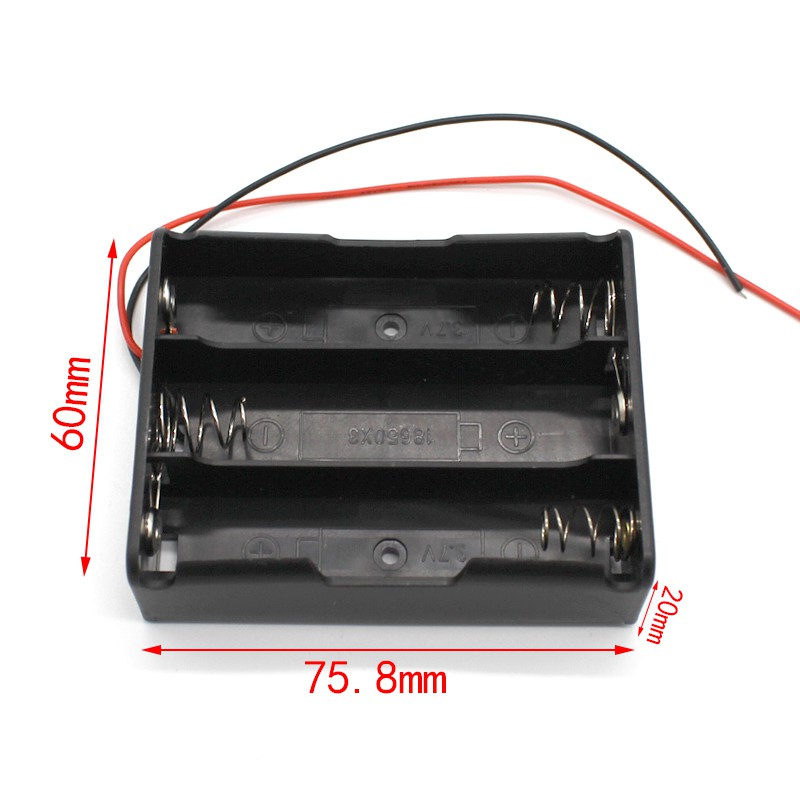 [Nhiều loại] Khay ghép nhiều pin Li-ion 18650 nối tiếp, điện áp ra 3.7V, 7.4V, 11.1V, 14.8V - Luân Air Models