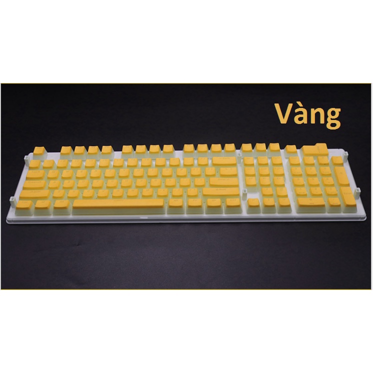 Keycap PBT pudding nút bàn phím cơ xuyên led nhiều màu phù hợp các loại bàn phím phổ thông, Corsair, Razer...