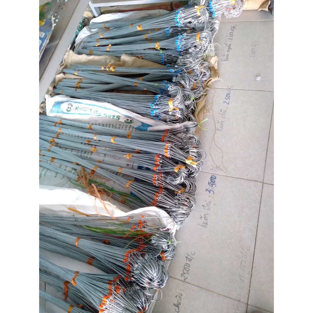 set 10 Móc Inox treo hoa lan dài 70cm