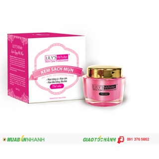 Kem mụn cao cấp - mụn trứng cá - mụn cám - mụn đầu đen lily’s white