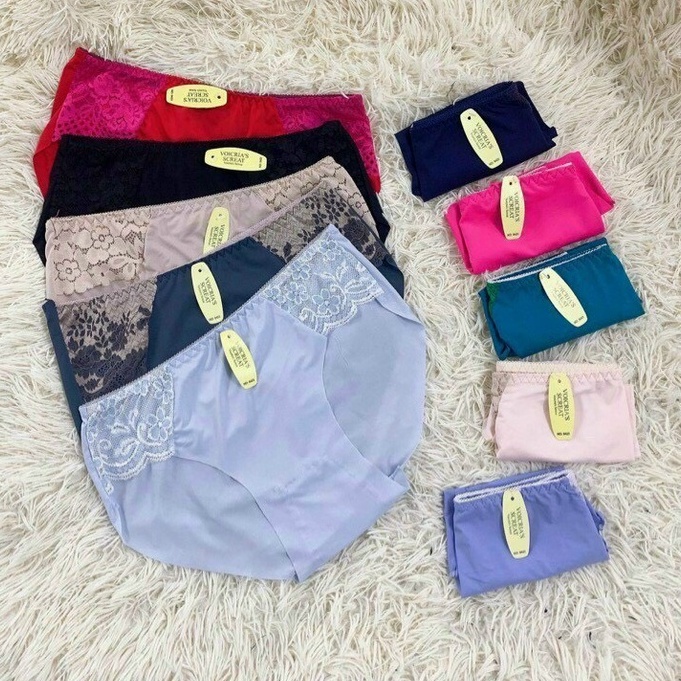 Quần lót nữ pha ren hoa thun lạnh KIMCHIBIKINI đồ chíp su nữ thiết kế mềm mại thoáng mát xinh đẹp QL159