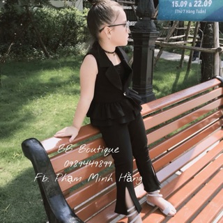 Sét vest cho bé gái