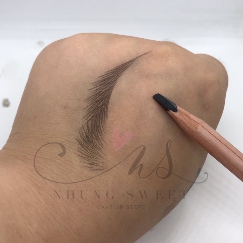 Chì Kẻ Mày lõi cứng chống thấm nước - dùng được 3 năm dù ngày nào cũng gảy k hao mòn và k đứt gãy như chì giòn mềm cũ