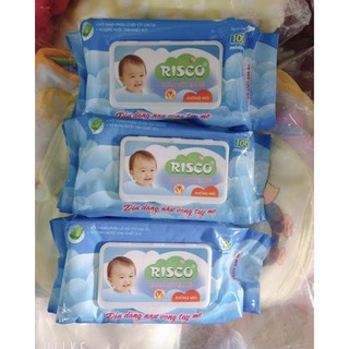 Combo 3 khăn ướt risco 100 tờ