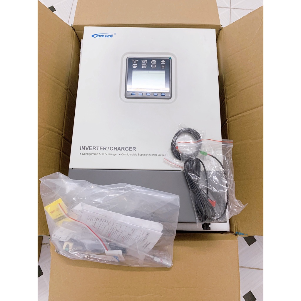 BIẾN TẦN ĐỘC LẬP BÙ LƯỚI 3KW 24V/48V HÃNG EPEVER - MAX PV 4000W