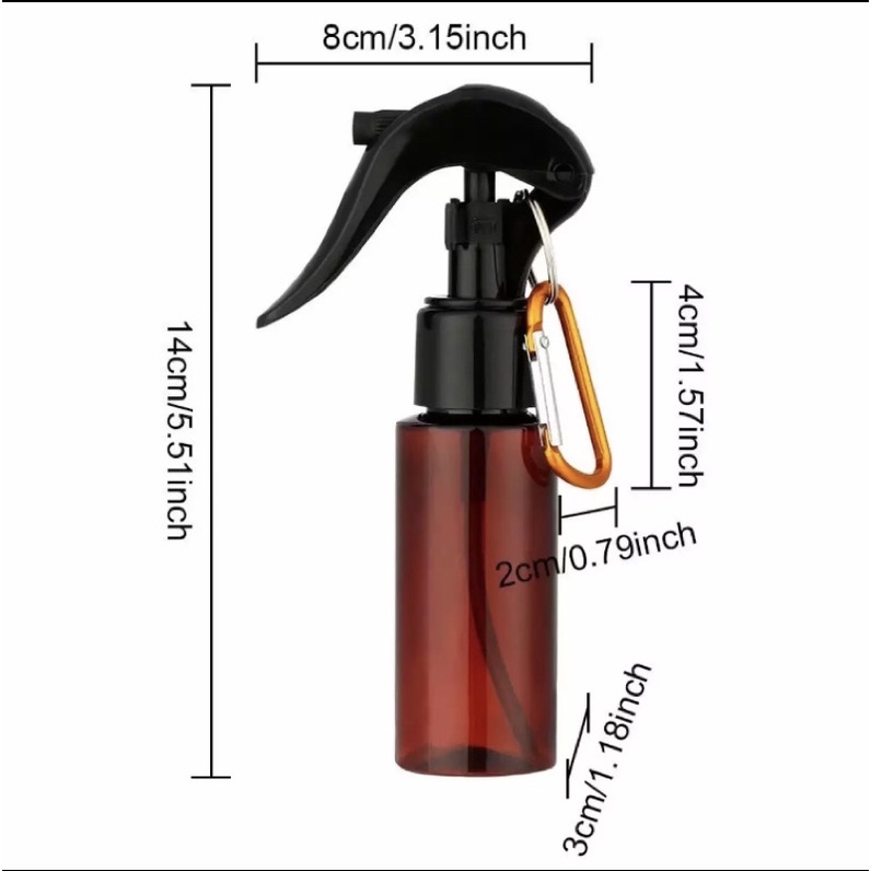 Chai Xịt Móc Khóa Mini 60Ml Di Động, Xịt Sương Mịn | BigBuy360 - bigbuy360.vn