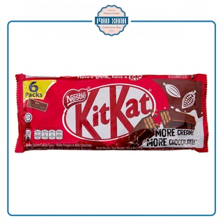 Bánh Xốp Phủ Socola Sữa Nestle Kitkat 2F (Gói gồm 6 thanh)