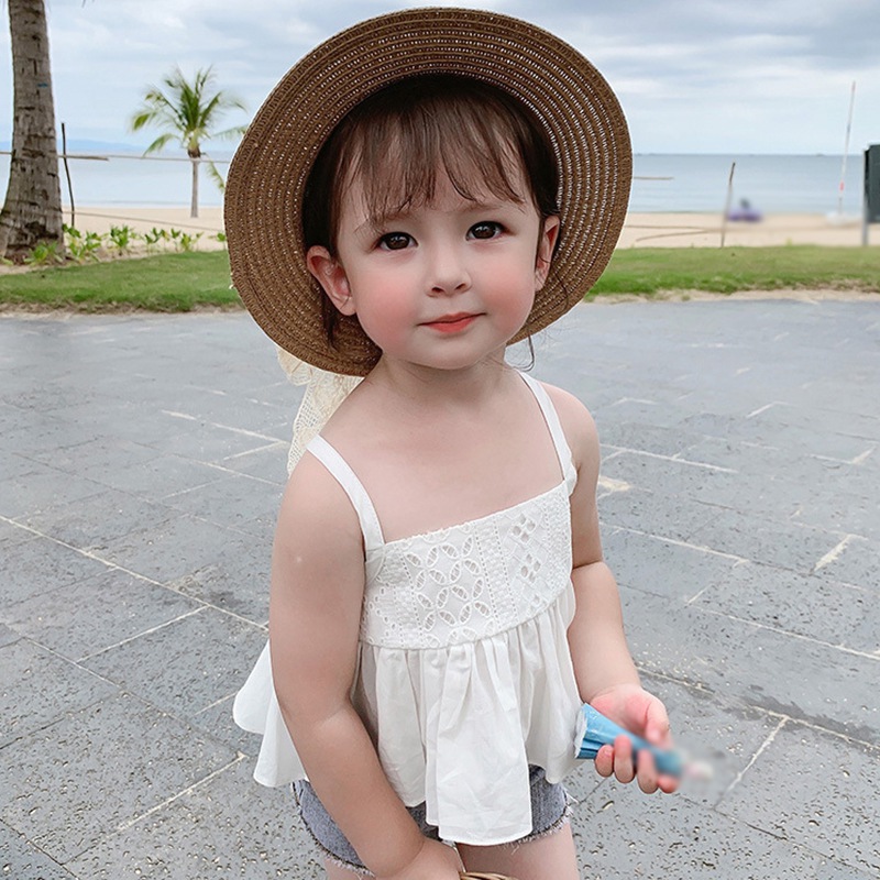 Áo hai dây phong cách Hàn Quốc xinh xắn dành cho bé gái