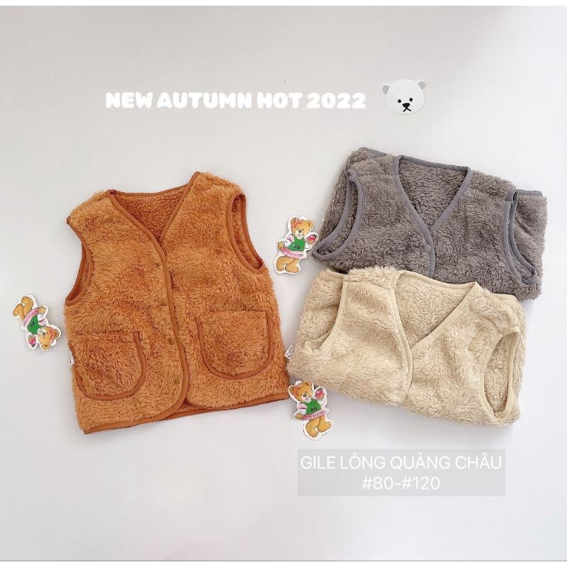 ÁO GILÊ LÔNG CHO BÉ HÀNG QUẢNG CHÂU CAO CẤP
