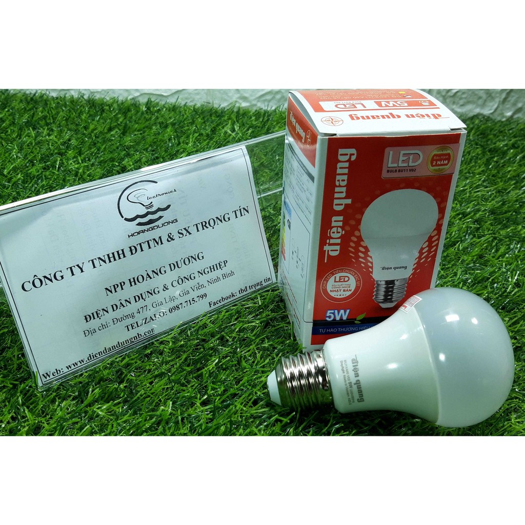 Đèn led bulb Điện Quang 5W BU11A55 (sáng vàng)