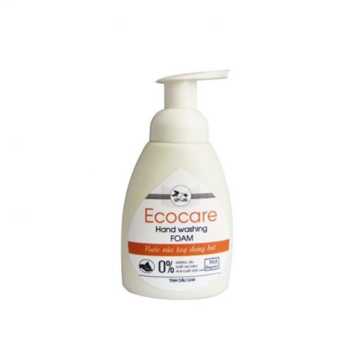 Nước Rửa Tay Bồ Hòn Hữu Cơ ECOCARE 250ml - Sạch khuẩn, chăm sóc da tay, tinh dầu khử mùi