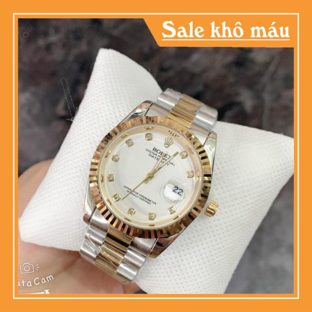 Đồng hồ Nam Rolex dây thép nguyên khối sang trọng đẳng cấp