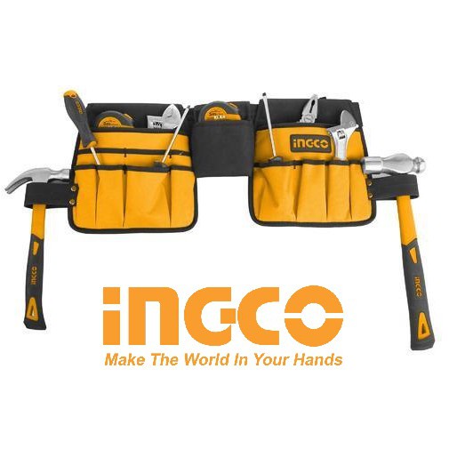 Túi đồ nghề dụng cụ công cụ đeo hong lưng 260mm x 230mm Tools Bag INGCO HTBP02031