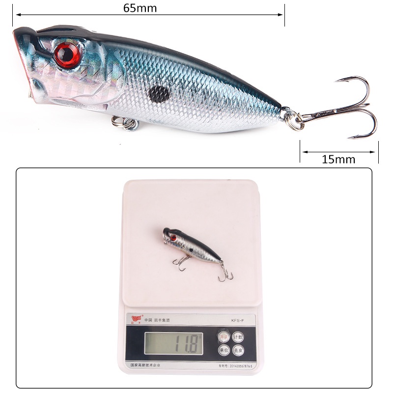 1 Mồi Cá Giả Bằng Nhựa Cứng 7cm / 13g