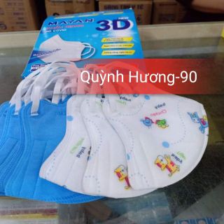 Khẩu trang mayan 3d cho bé,hộp 10 chiếc
