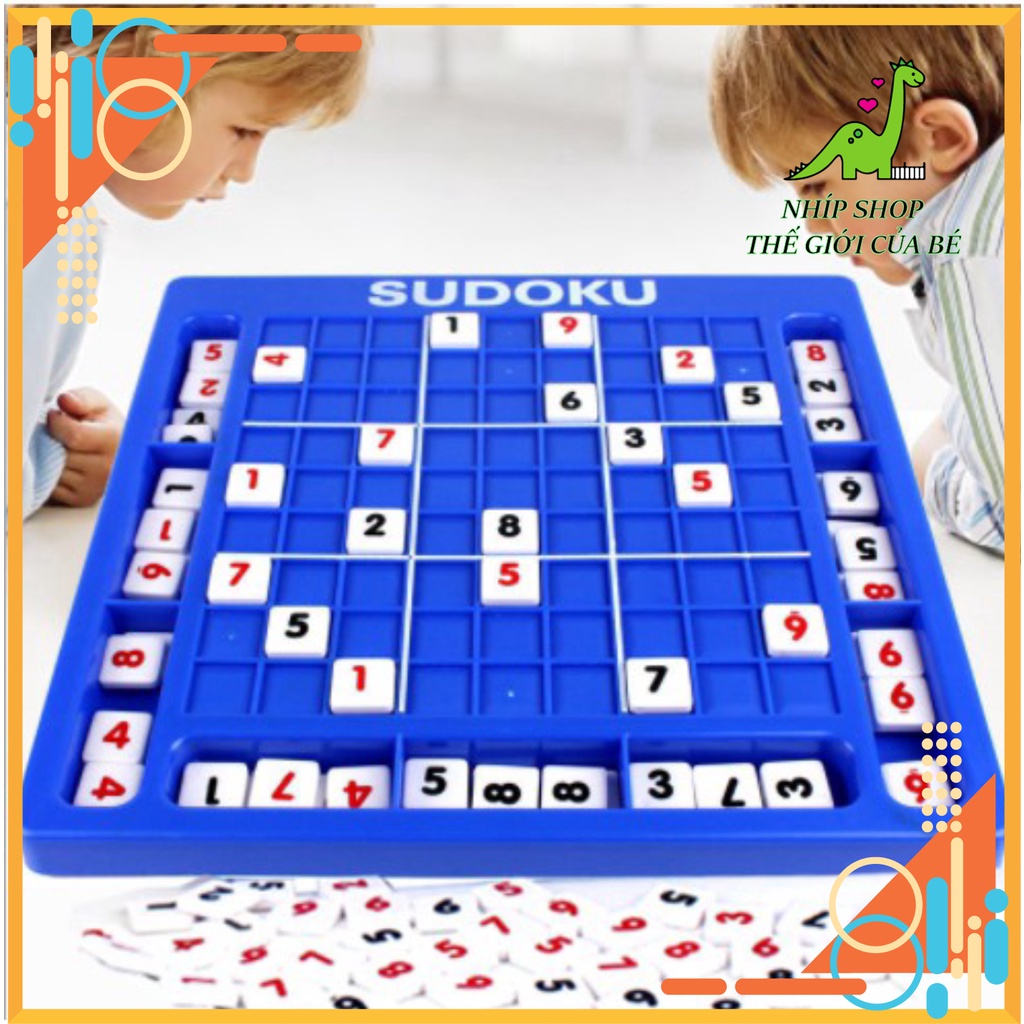 Sudoku Boardgame trò chơi toán học siêu hay có sẵn 120 bài toán để giải