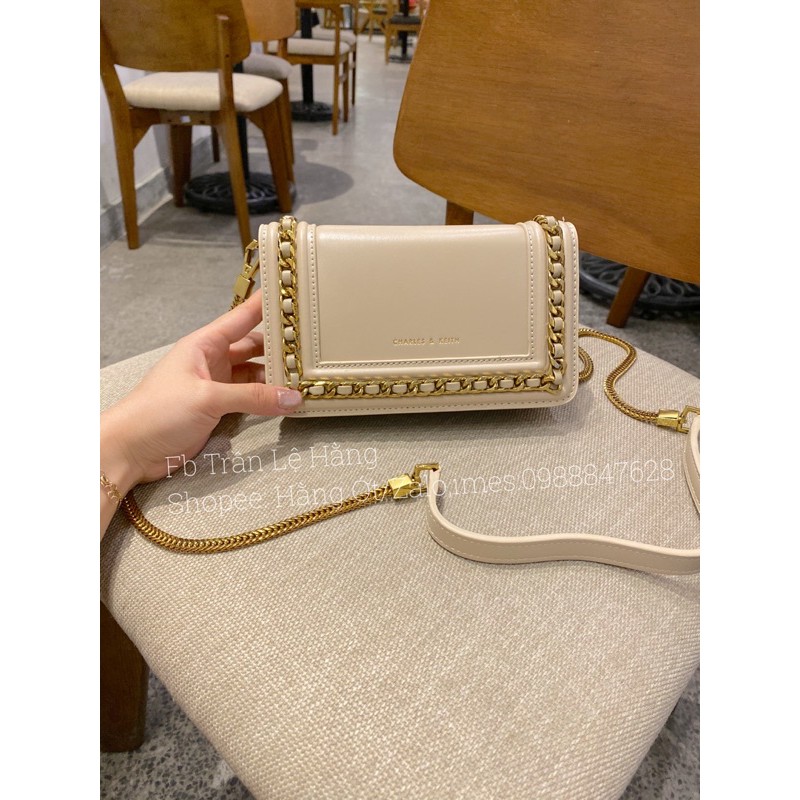 Túi chữ CCKKKKK viền xích size 18cm sỉ & lẻ | BigBuy360 - bigbuy360.vn
