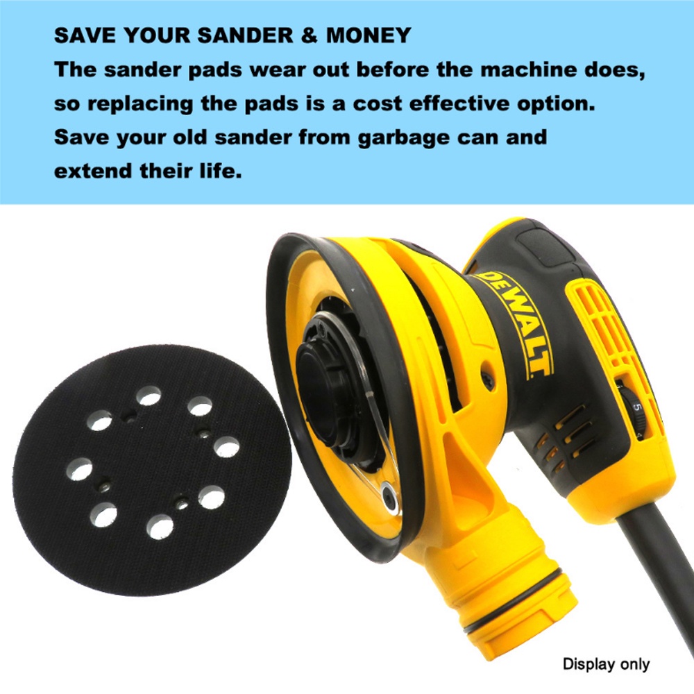 Đĩa chà nhám đánh bóng 5Inch 125MM 8 lỗ 4 bu lông chuyên dụng